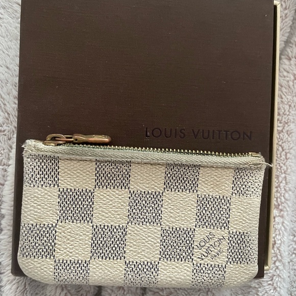 LOUIS VUITTON damier azur coin card holder AUTHENTIC - Picture 1 of 4